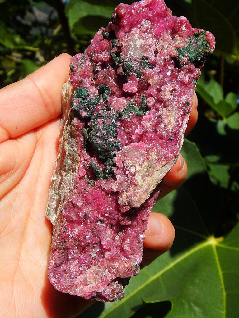 Extreme Sparkle Natural Fuchsia Pink Cobaltine Calcite Specimen - Earth Family Crystals