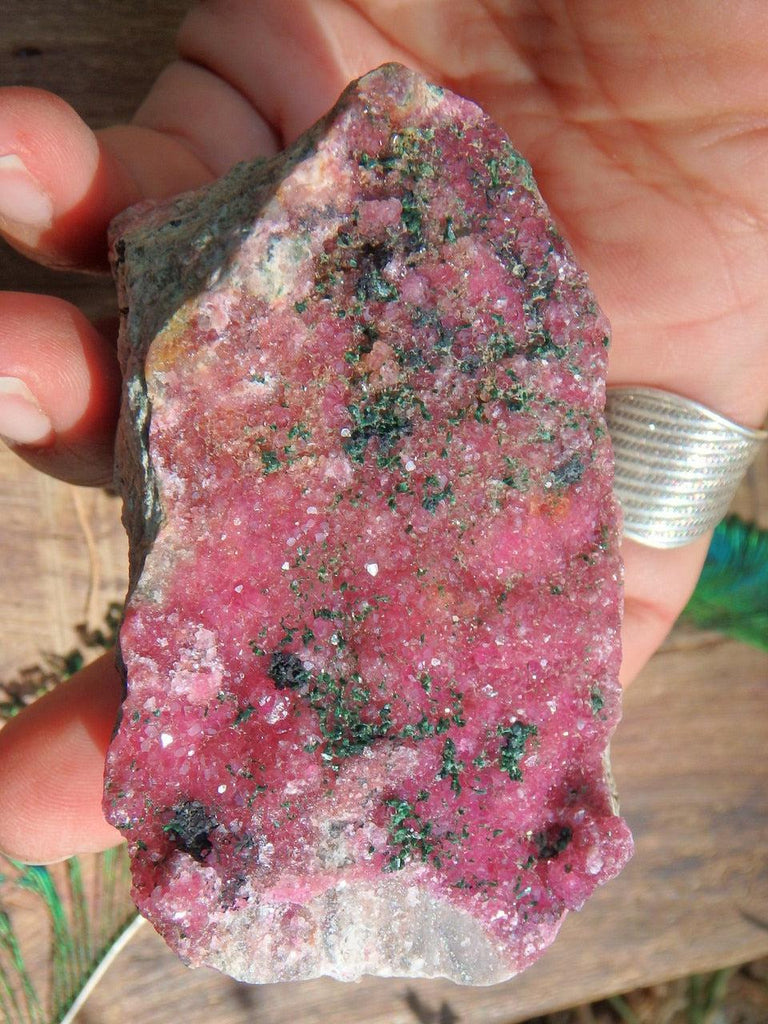 Extremely Sparkly Pink Cobaltine Calcite Specimen - Earth Family Crystals