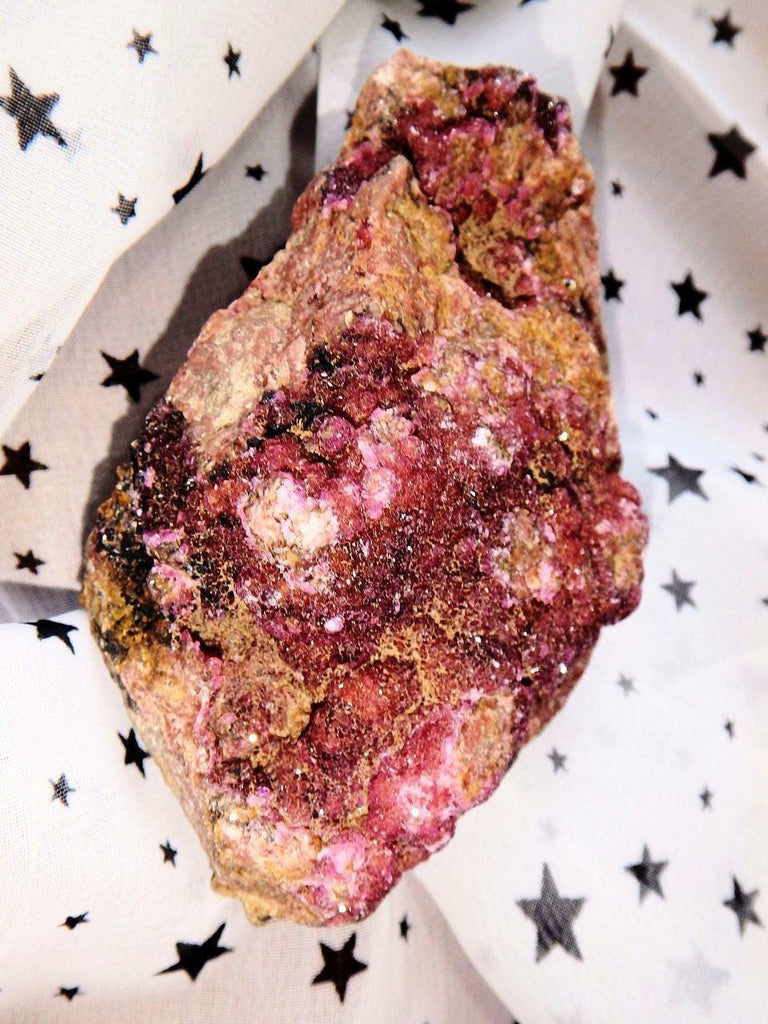 Deep Pink Cobaltine Calcite Druzy Specimen - Earth Family Crystals