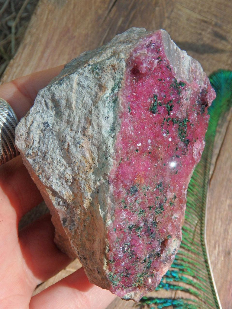 Extremely Sparkly Pink Cobaltine Calcite Specimen - Earth Family Crystals