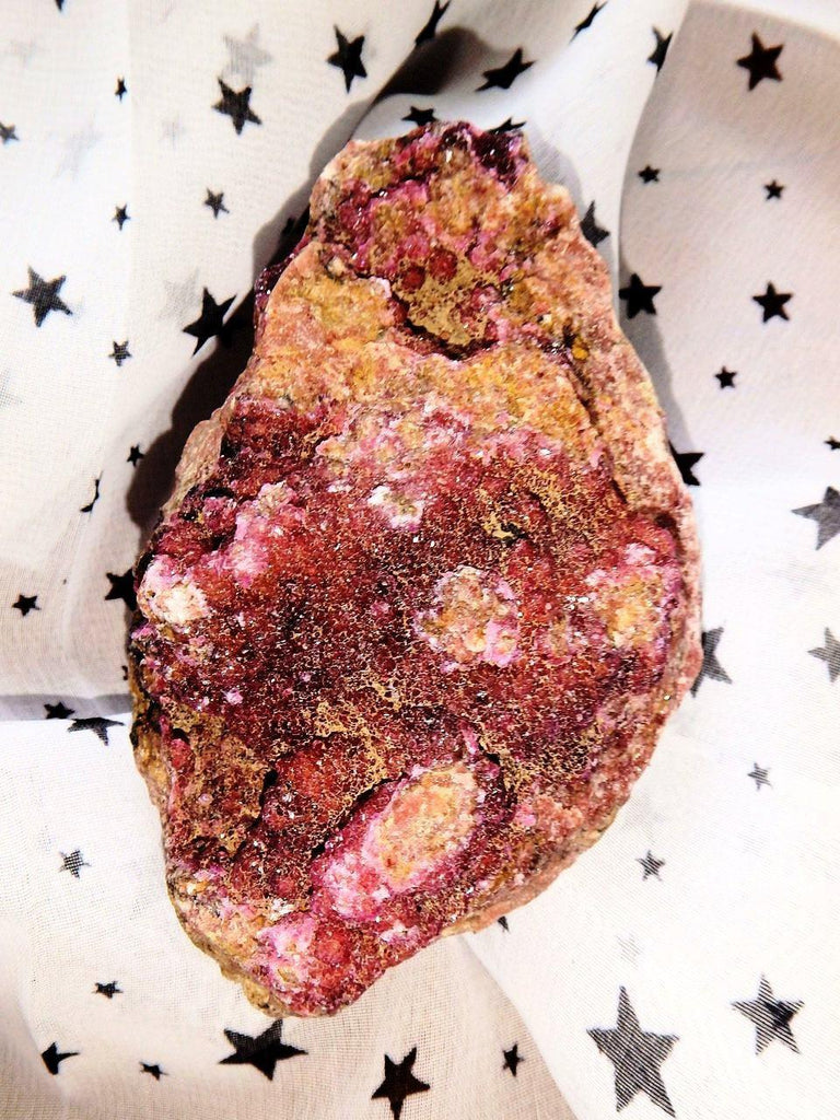 Deep Pink Cobaltine Calcite Druzy Specimen - Earth Family Crystals