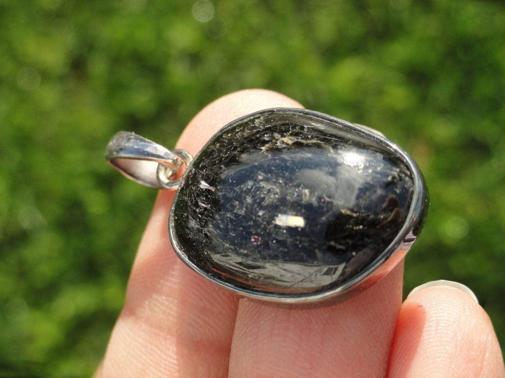 Genuine NUUMMITE PENDANT In Sterling Silver (Includes Silver Chain) - Earth Family Crystals