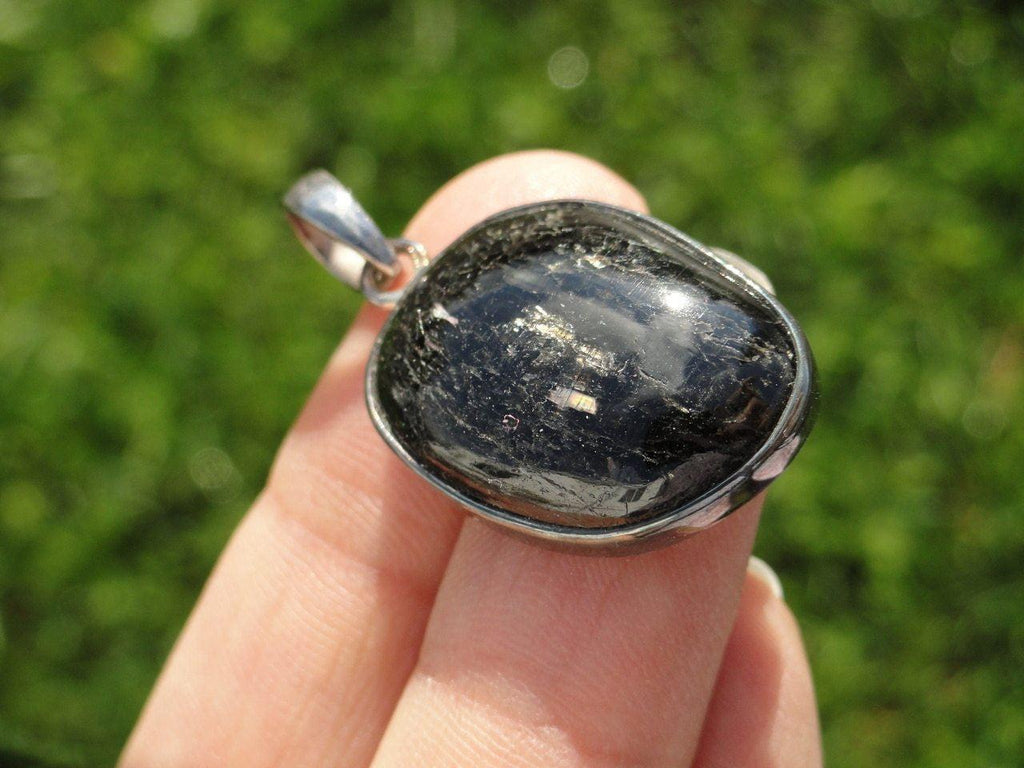 Genuine NUUMMITE PENDANT In Sterling Silver (Includes Silver Chain) - Earth Family Crystals