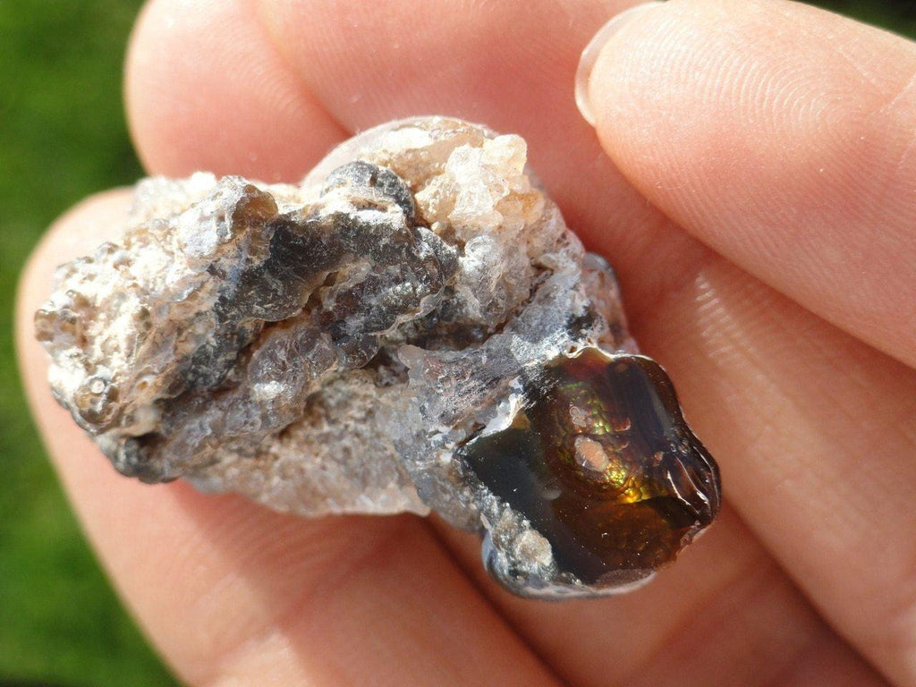 Mexican FIRE AGATE In Matrix - Earth Family Crystals