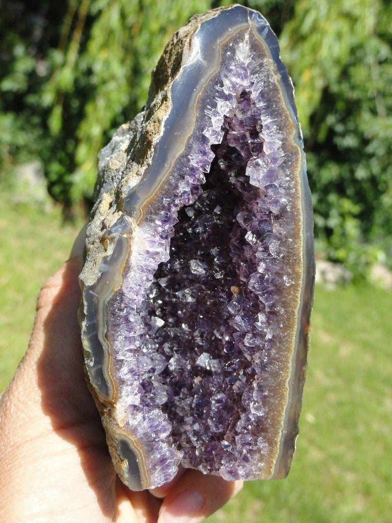 AMETHYST GEODE ~ Stone of Protection - Earth Family Crystals