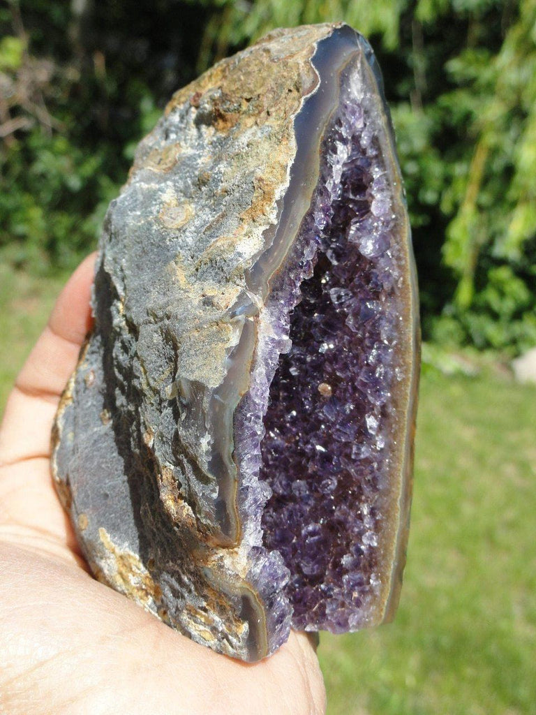 AMETHYST GEODE ~ Stone of Protection - Earth Family Crystals