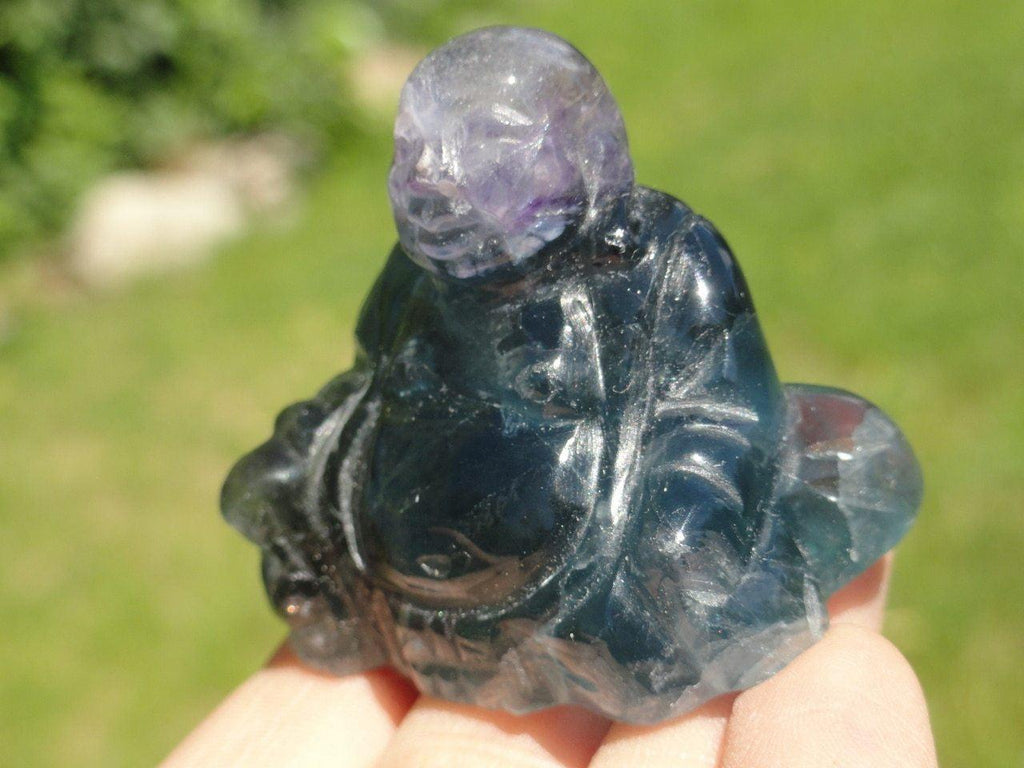 FLUORITE BUDDHA~ Stone of Mental Enhancement & Clarity - Earth Family Crystals