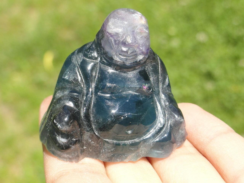 FLUORITE BUDDHA~ Stone of Mental Enhancement & Clarity - Earth Family Crystals