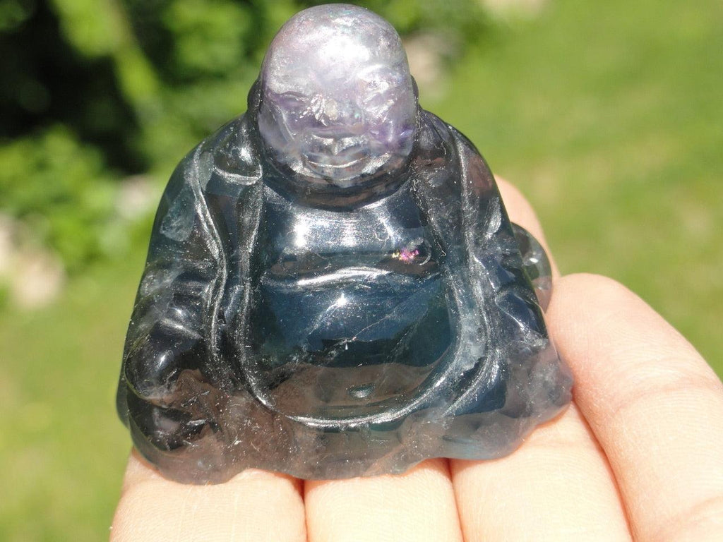 FLUORITE BUDDHA~ Stone of Mental Enhancement & Clarity - Earth Family Crystals