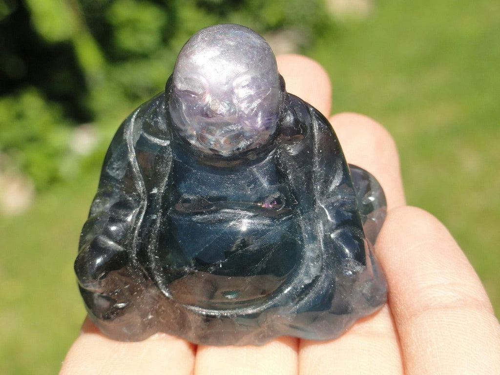 FLUORITE BUDDHA~ Stone of Mental Enhancement & Clarity - Earth Family Crystals