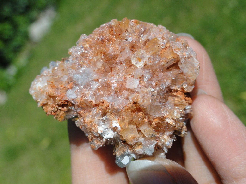 CREEDITE & FLUORITE CLUSTER~ Stone of Creative Visualization* - Earth Family Crystals