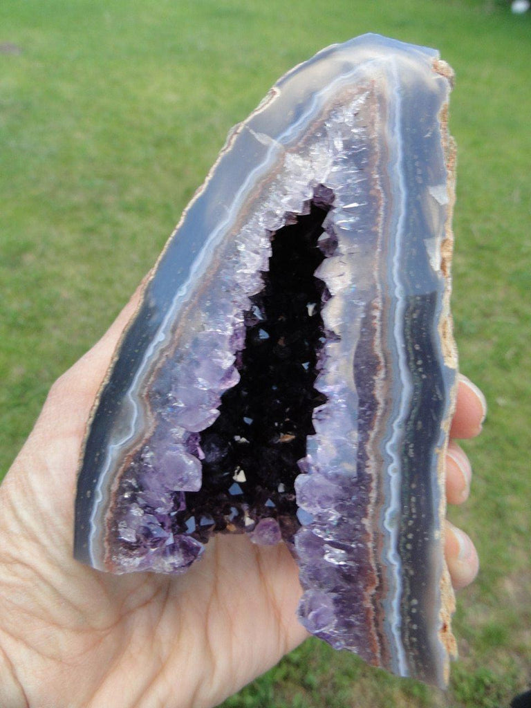 AMETHYST GEODE~ Stone of Releasing of Addictions, Purification, Protection* - Earth Family Crystals