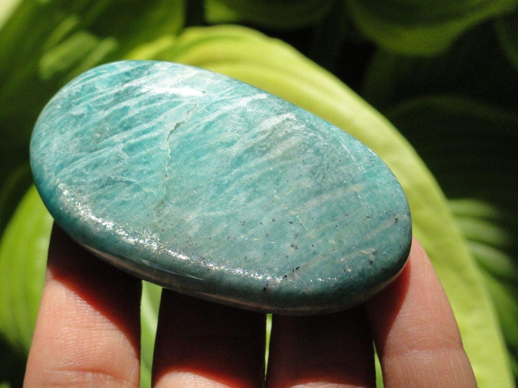 AMAZONITE PALM STONE~ Stone of Harmony, Communication, Manifestation* - Earth Family Crystals