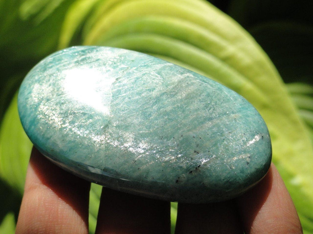 AMAZONITE PALM STONE~ Stone of Harmony, Communication, Manifestation* - Earth Family Crystals