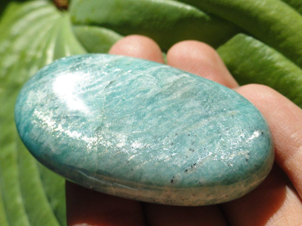 AMAZONITE PALM STONE~ Stone of Harmony, Communication, Manifestation* - Earth Family Crystals