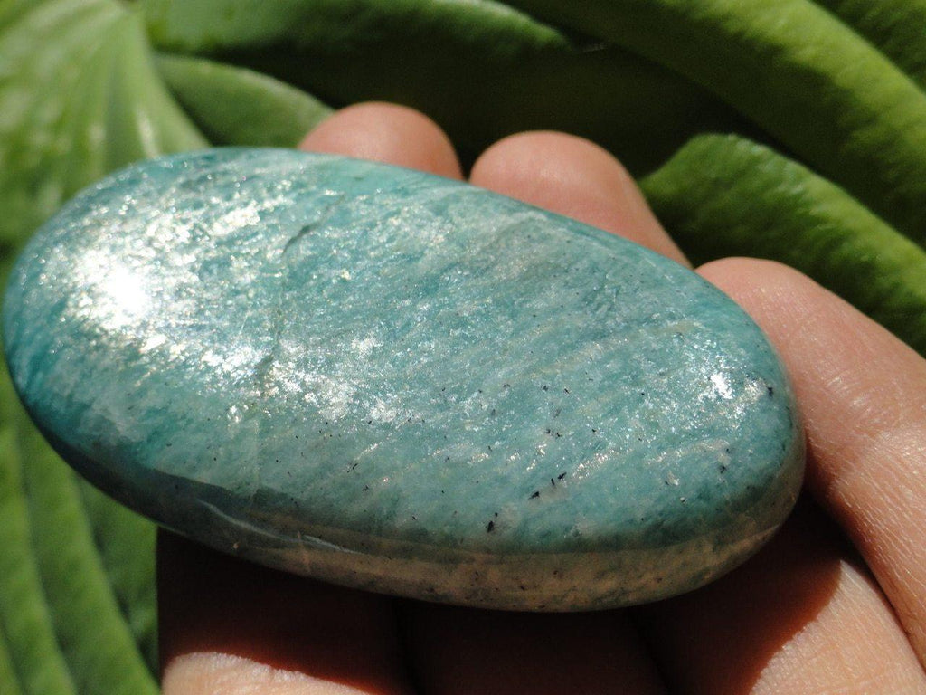 AMAZONITE PALM STONE~ Stone of Harmony, Communication, Manifestation* - Earth Family Crystals