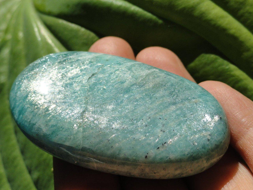 AMAZONITE PALM STONE~ Stone of Harmony, Communication, Manifestation* - Earth Family Crystals