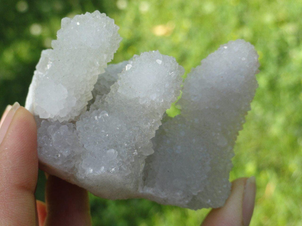 WHITE SPIRIT QUARTZ CLUSTER - Earth Family Crystals