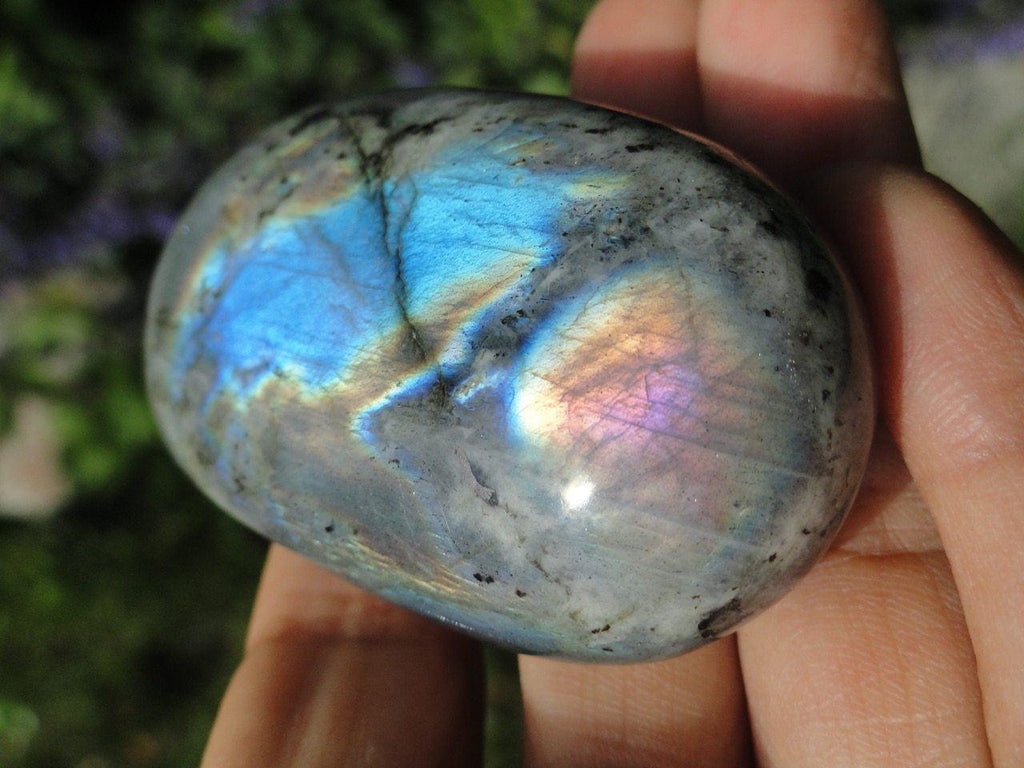 LABRADORITE PALM STONE~ Stone of Magic & Divination* - Earth Family Crystals