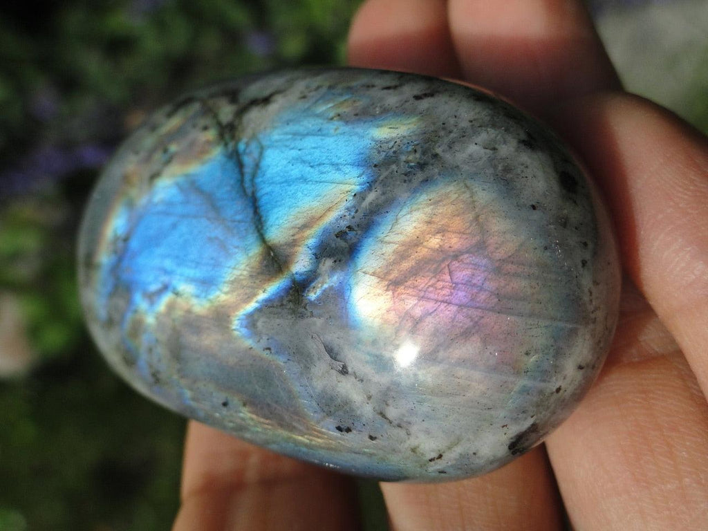 LABRADORITE PALM STONE~ Stone of Magic & Divination* - Earth Family Crystals