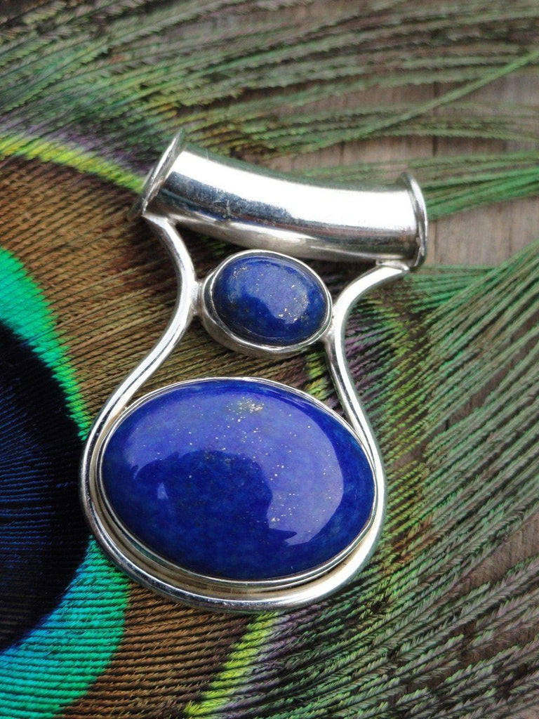 RESERVED For Larisa~ LAPIS LAZULI PENDANT In Sterling Silver (Includes Silver Chain)* - Earth Family Crystals