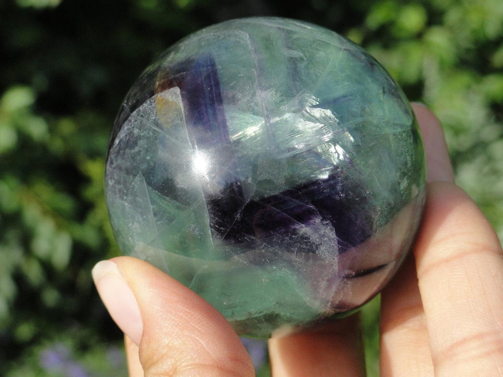 FLUORITE SPHERE ~ STONE OF CLEARING THE ENERGY FIELD* - Earth Family Crystals