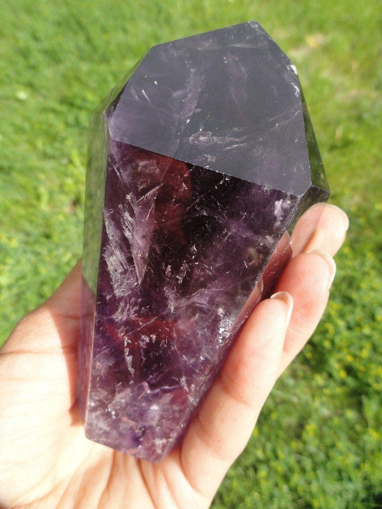 AMETHYST TOWER~ STONE OF PROTECTION, FREEDOM FROM ADDICTIONS* - Earth Family Crystals