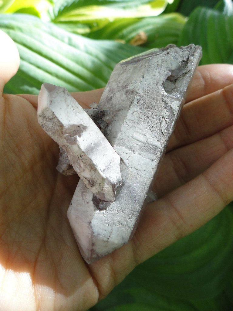 Double Terminated LITHIUM QUARTZ With Mini Crystals Intergrown~  Relieves Depression,Stress & Tension* - Earth Family Crystals