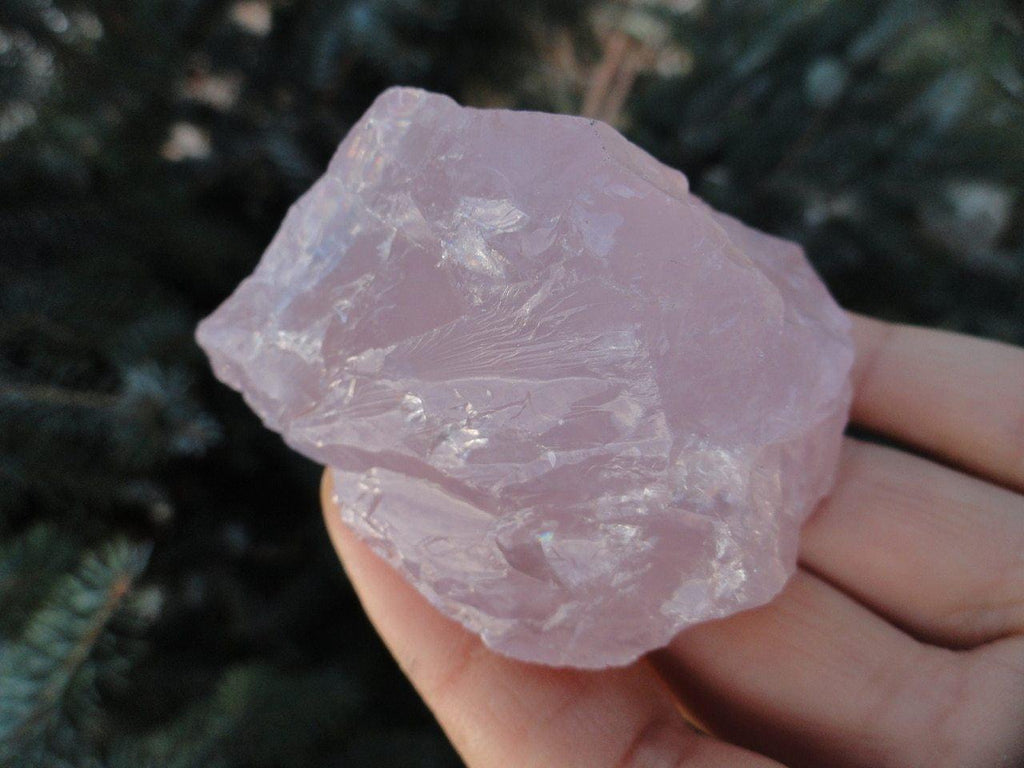 Natural ROSE QUARTZ  SPECIMEN - Earth Family Crystals