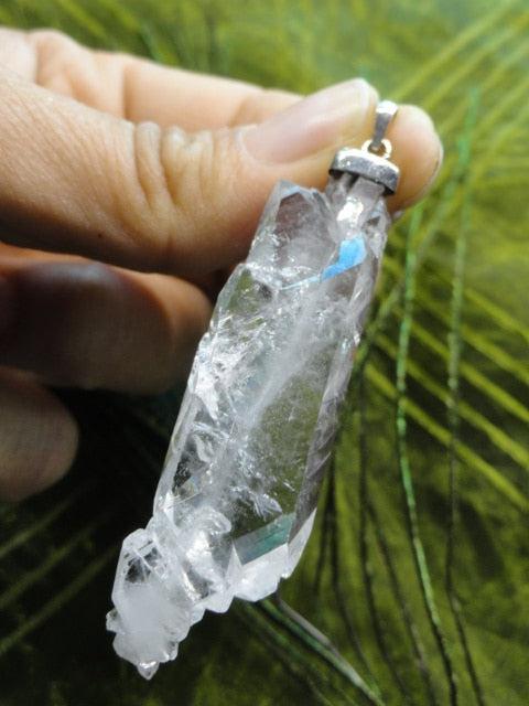 RESERVED For Nadine~ High Vibration FADEN QUARTZ GEMSTONE PENDANT In Sterling Silver (Includes Free Silver Chain) - Earth Family Crystals