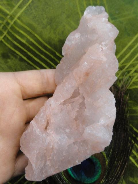 XL PINK NIRVANA QUARTZ SPECIMEN From the Himalayan Mountains* Aka Ice Quartz - Earth Family Crystals