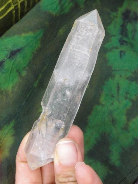 Double Terminated TIBETAN QUARTZ  POINT - Earth Family Crystals