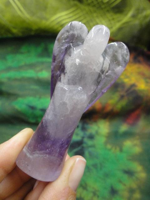 Stunning AMETHYST ANGEL CARVING - Earth Family Crystals