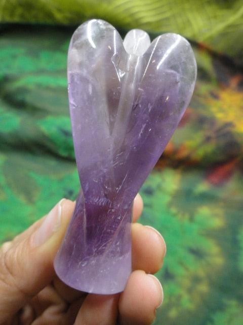 Stunning AMETHYST ANGEL CARVING - Earth Family Crystals