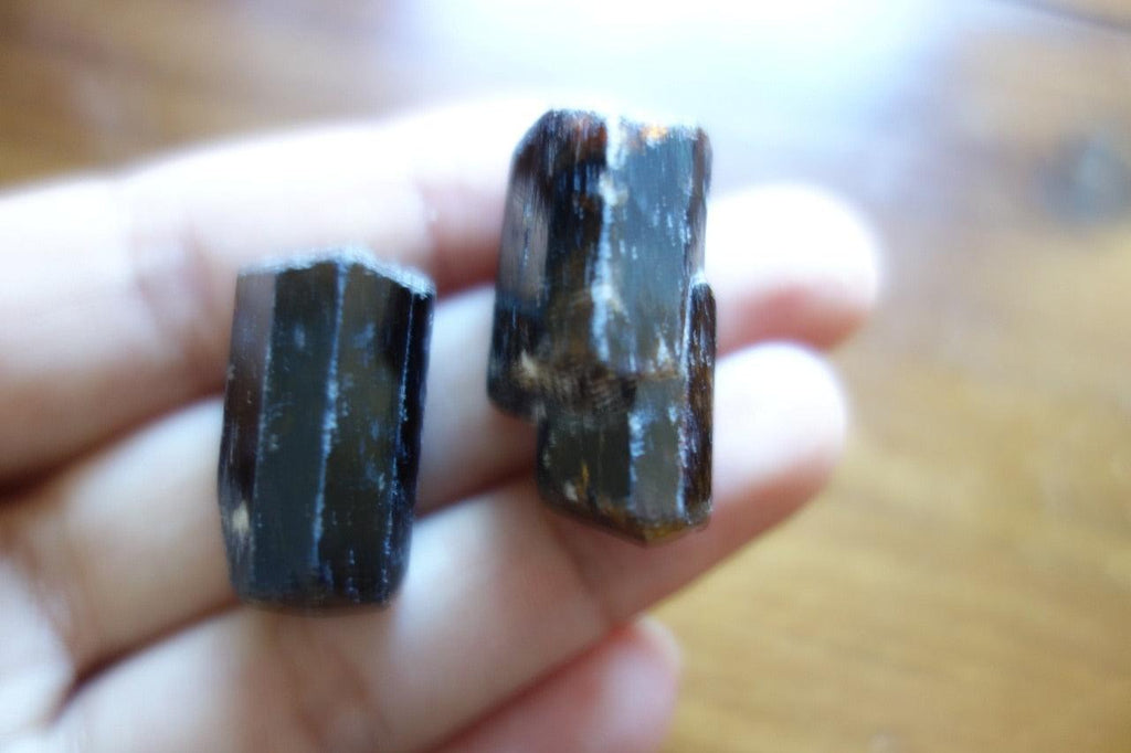 PRIVATE LISTING~Set of 2 Dravite Stones - Earth Family Crystals