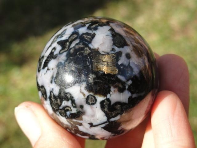 MYSTIC MERLINITE SPHERE - Earth Family Crystals