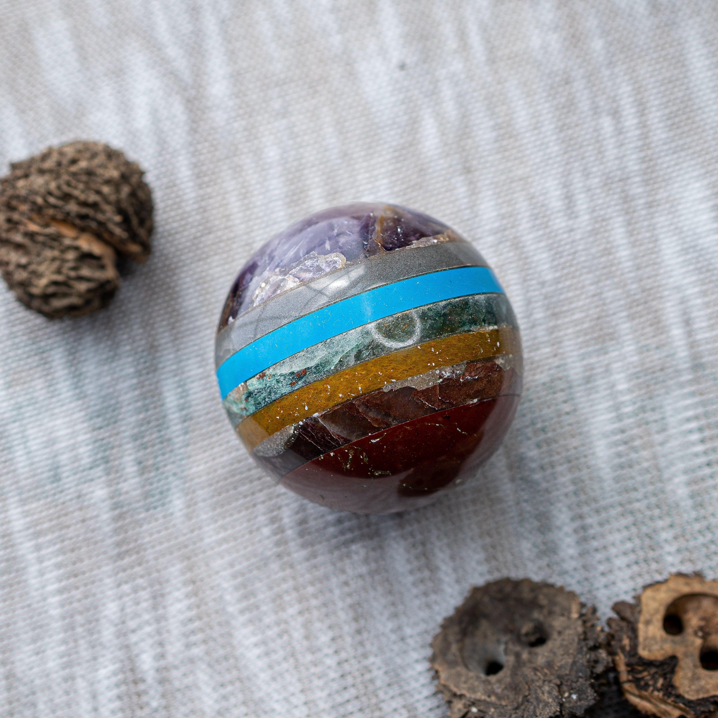 Chakra Sphere ~ Cleanse and Balance Chakras - Earth Family Crystals