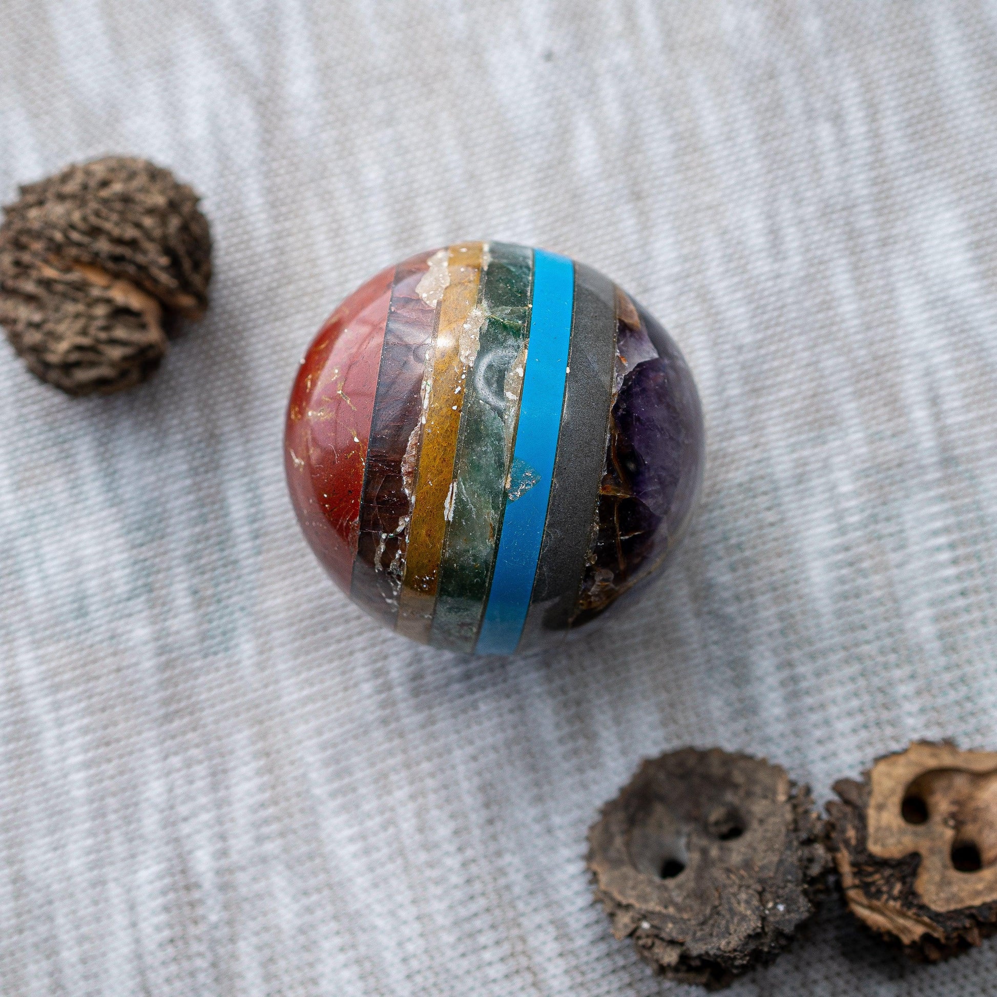 Chakra Sphere ~ Cleanse and Balance Chakras - Earth Family Crystals