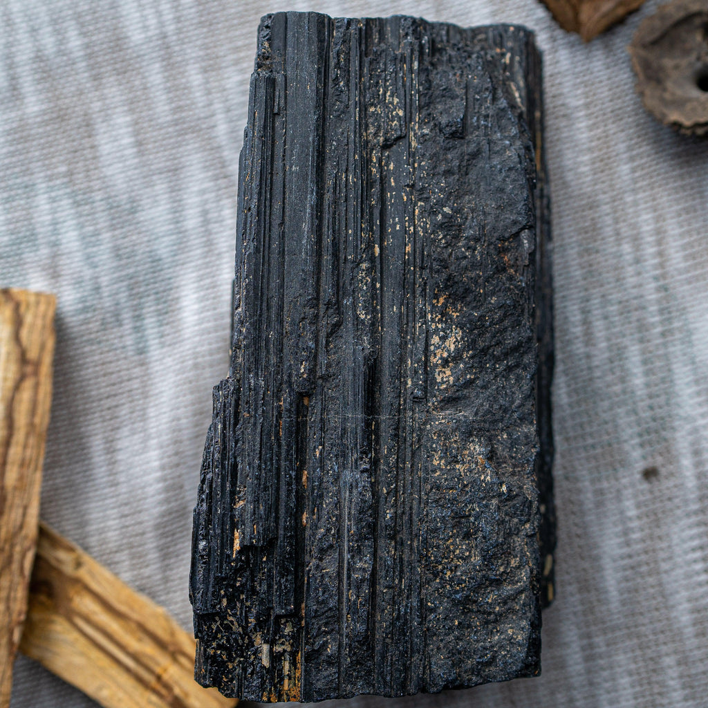 XL Black Tourmaline Chunky Rod ~Display Specimen~ Protective and Grounding - Earth Family Crystals