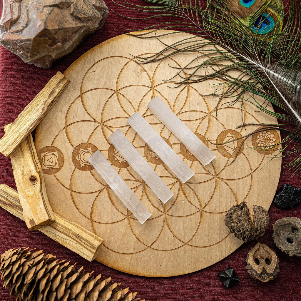 Selenite Sticklets ~ Great for Grid Work and Energy Cleansing! - Earth Family Crystals