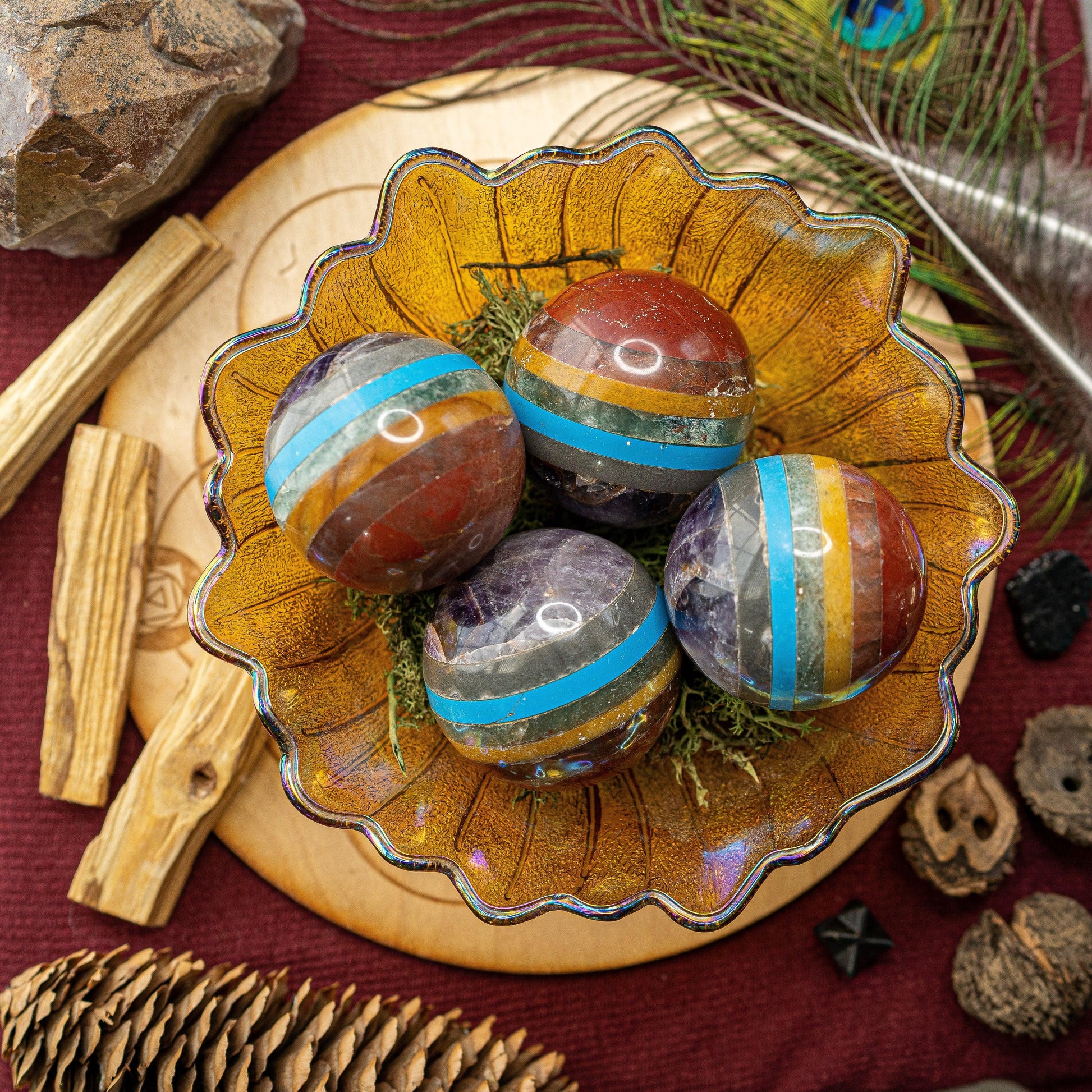 Chakra Sphere ~ Cleanse and Balance Chakras - Earth Family Crystals