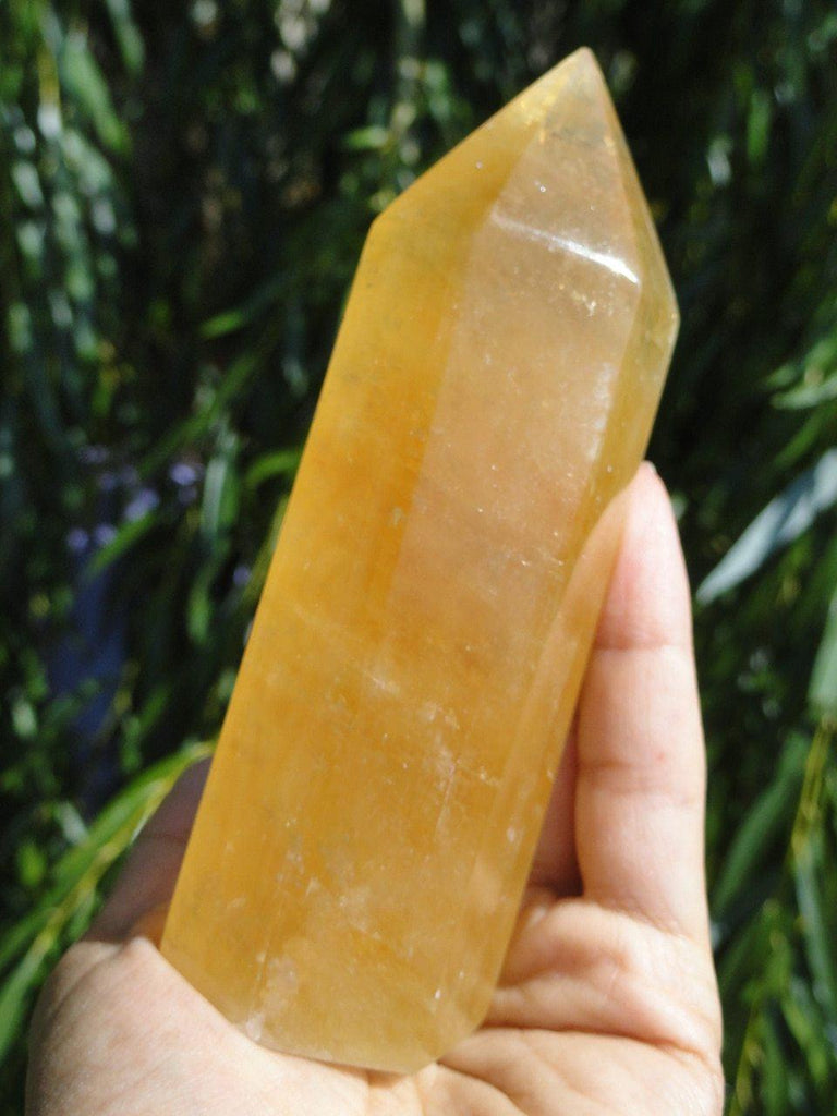 Golden CALCITE GENERATOR* - Earth Family Crystals