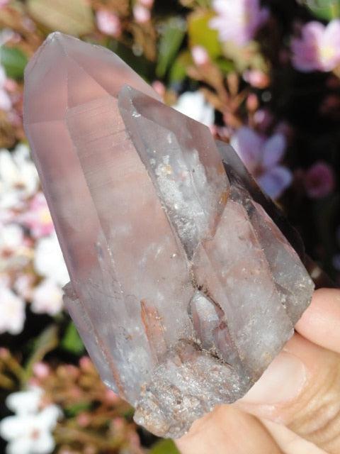 LITHIUM QUARTZ CLUSTER - Earth Family Crystals