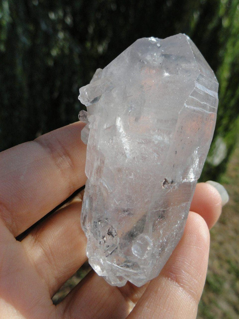 Chunky Double Terminated Tibetan quartz Point - Earth Family Crystals