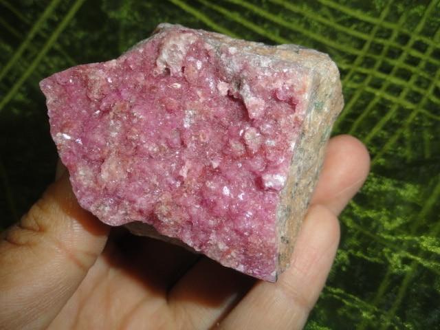 Pink Druzy COBALTIAN CALCITE Specimen - Earth Family Crystals