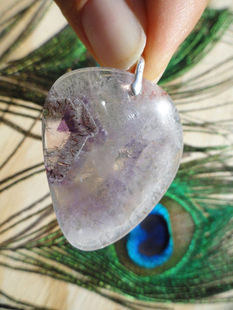 AURALITE-23 REIKI PENDANT In Sterling silver (Includes Free Silver Chain) - Earth Family Crystals