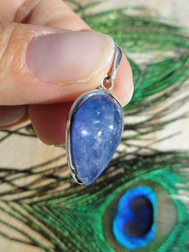 TANZANITE PENDANT In Sterling Silver (Includes Free Silver Chain) - Earth Family Crystals