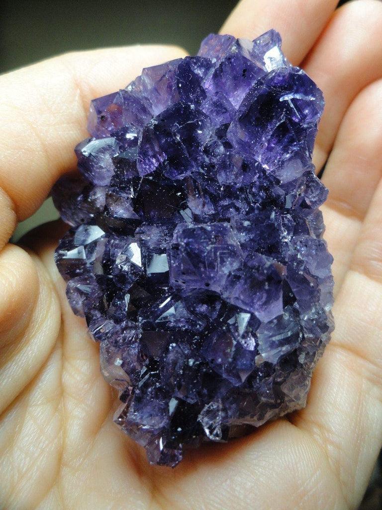 PURPLE AMETHYST CLUSTER - Earth Family Crystals