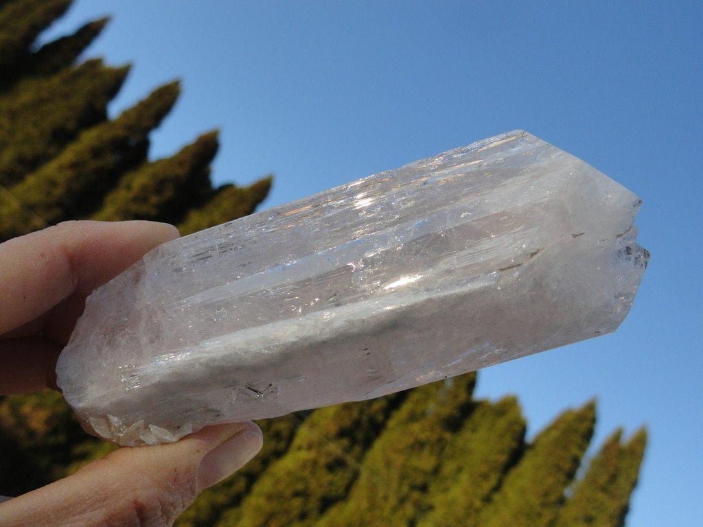 RESERVED For Nadine~Huge PINK DANBURITE WAND - Earth Family Crystals