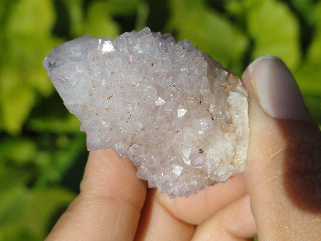 Lilac AMETHYST SPIRIT QUARTZ POINT - Earth Family Crystals
